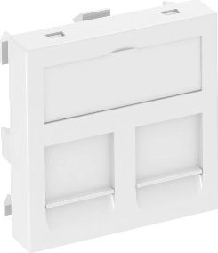 Bettermann Adapter M45 for 2xRJ45 white