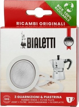 Bialetti Ricambi 3 replacement seals +1