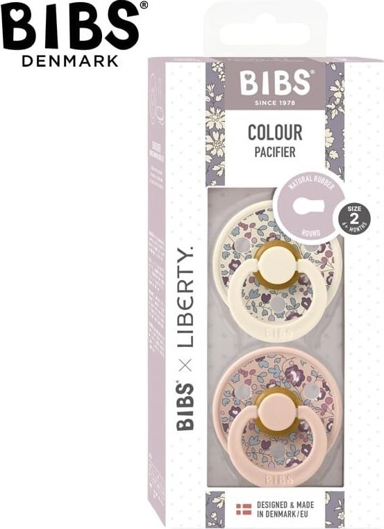 Bibs pacifier round rubber 6 m