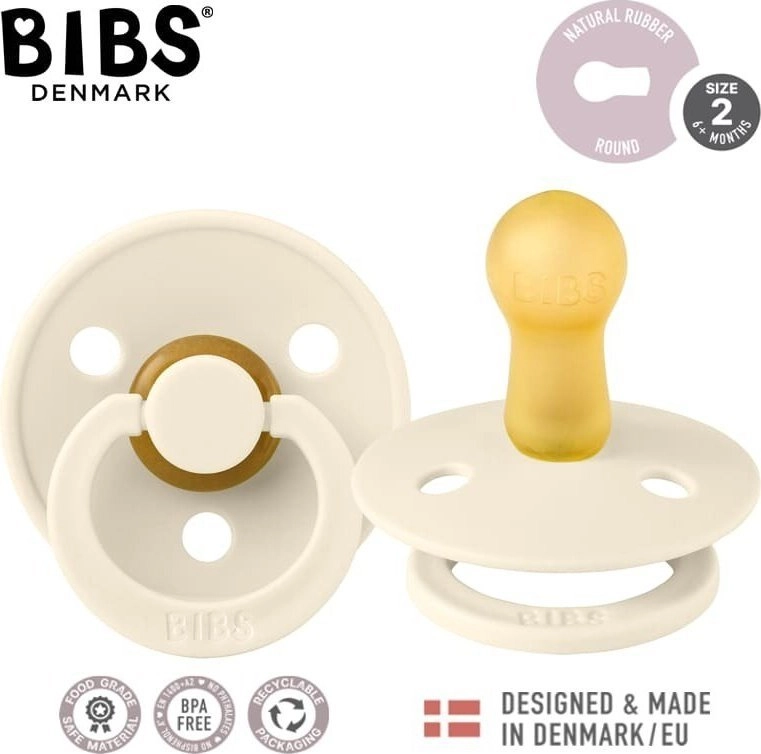 BIBS 2002000216 LATEX pacifier SIZE 2