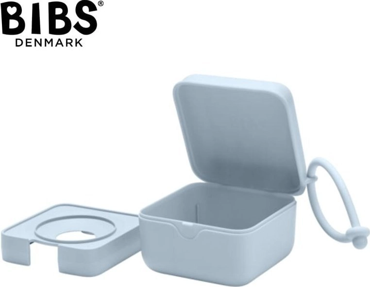 BIBS 4200231 BABY BLUE Pacifier Container
