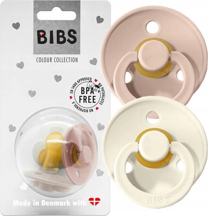 Bibs BIBS 2-PACK BLUSH  IVORY S