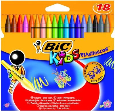18-colour BiC Plastidekor crayons. BEAT 829771