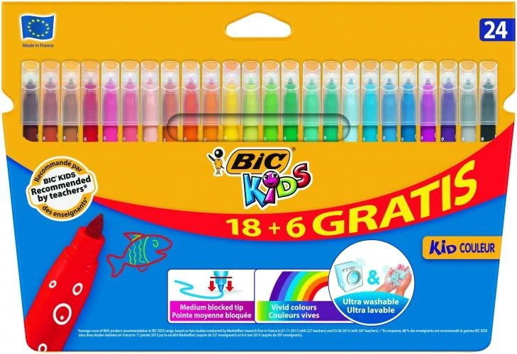 BIC 841803 felt pen Medium Multicolour