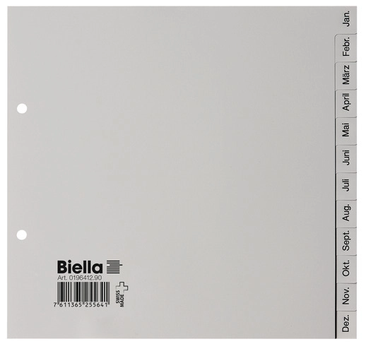 Biella 0196412.90 tab index Alphabetic
