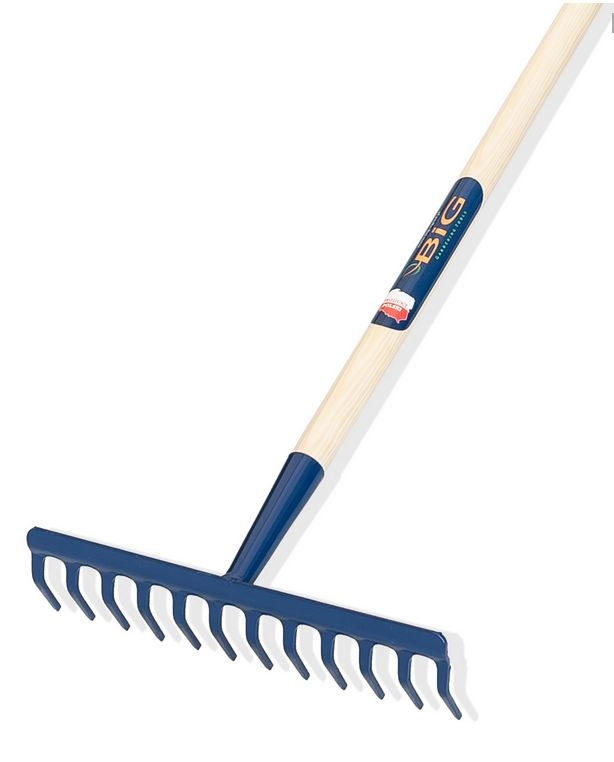Big Hardened metal rakes with 12