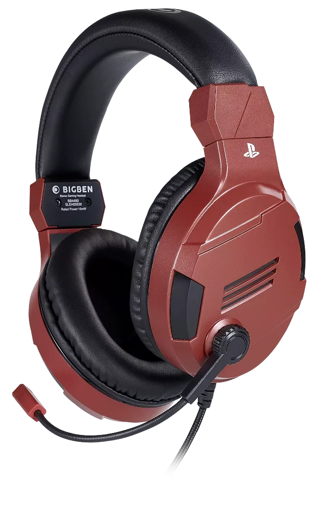 Bigben Interactive PS4OFHEADSETV3R headphones/headset Wired Head-band