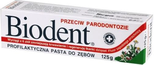 Biodent RADA*BIODENT Pasta p/paradont 125g NEW