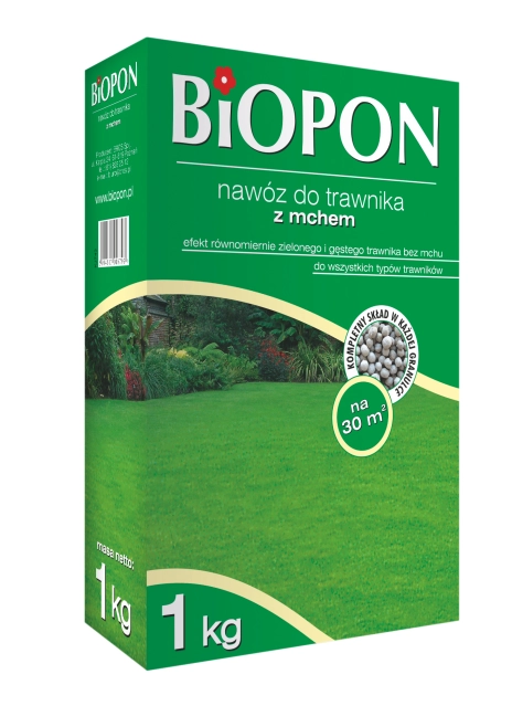 Biopon Nawóz do trawnika z mchem