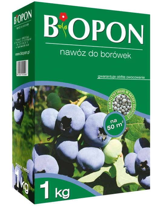 Biopon Nawóz granulowany do borówek 1kg