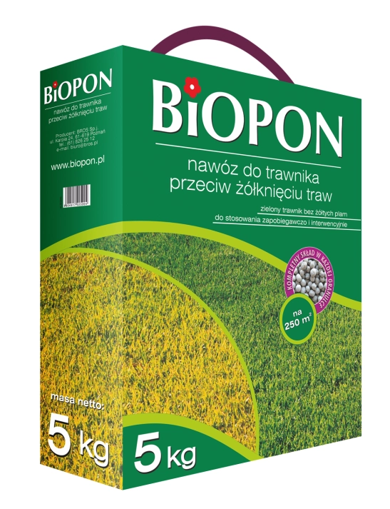 Biopon Nawóz granulowany do trawnika przeciw