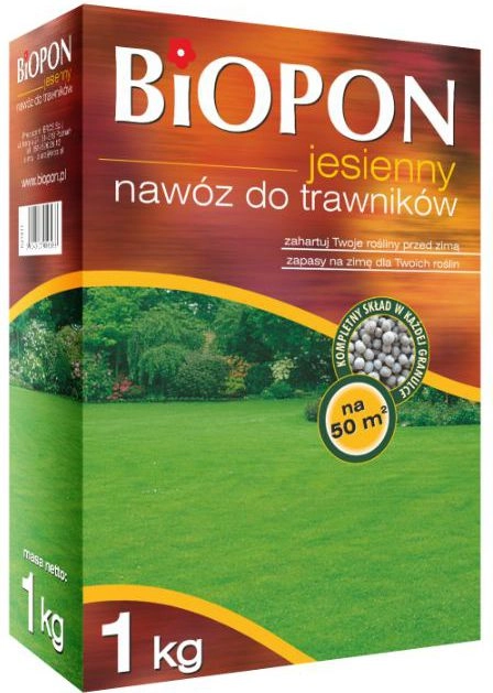 Biopon Nawóz jesienny do trawnika karton