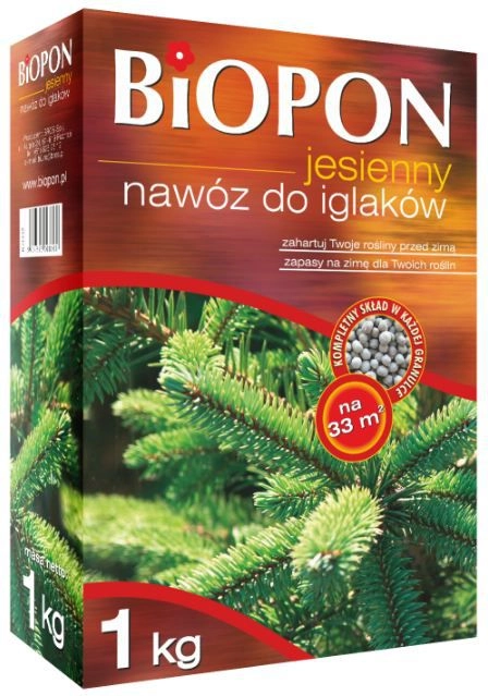 Biopon Nawóz jesienny do iglaków karton