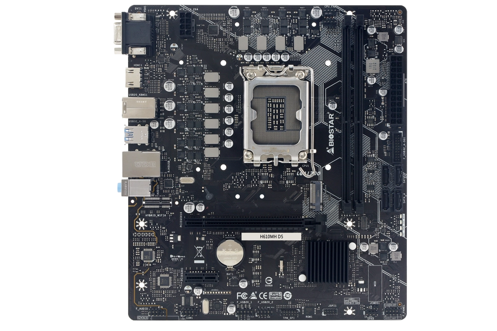 Biostar H610MH D5 motherboard Intel H610
