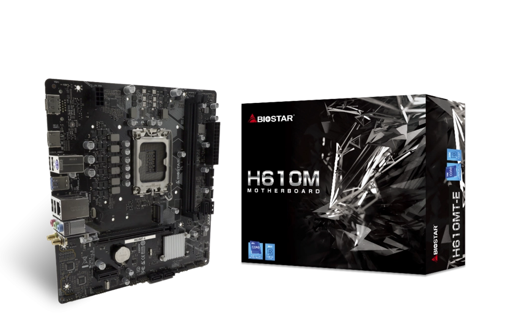 Biostar H610MT-E motherboard Intel H610 LGA