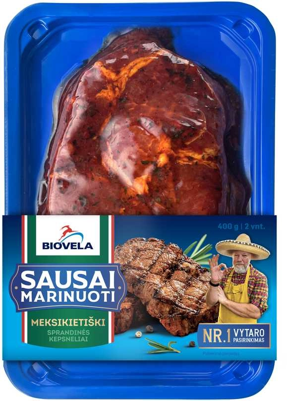 Biovela Dry marinated MEXICAN pork neck