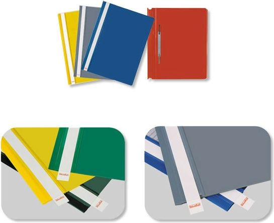 Biurfol A4 hard folder - ash