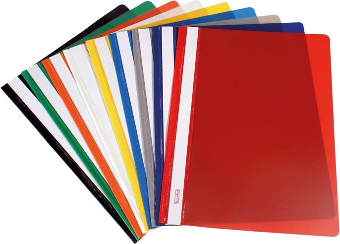 A4 hard folders - red pack