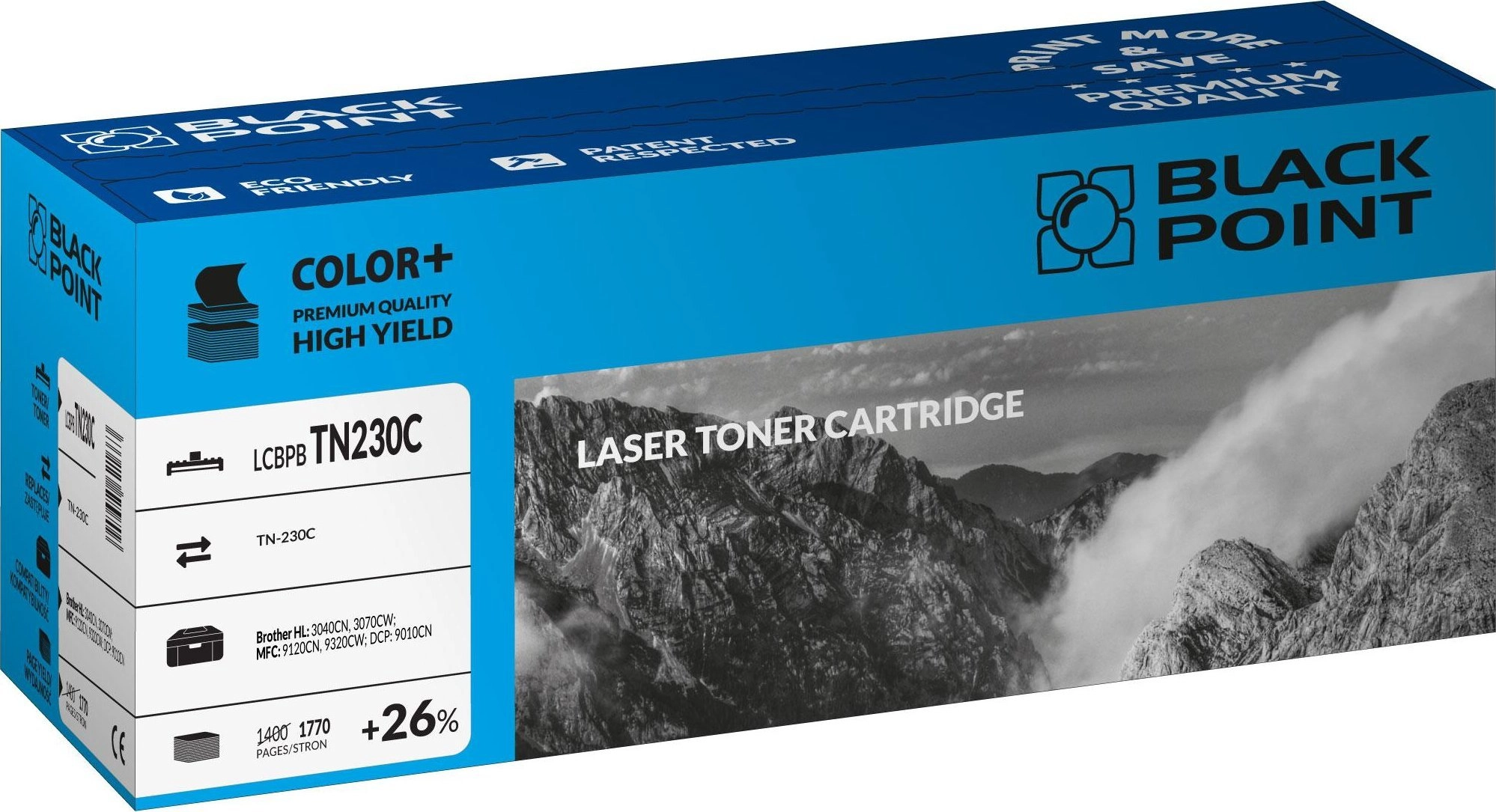 Toner Black Point LCBPBTN230C Cyan Zamiennik