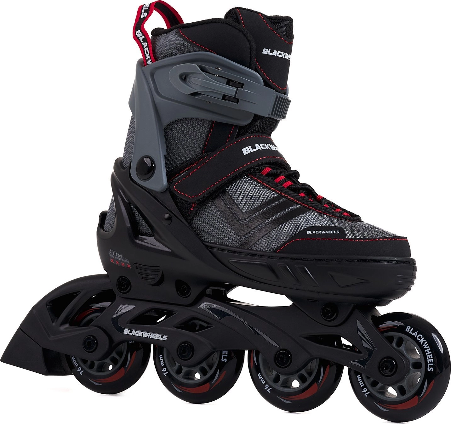 Rolki Blackwheels Playful rekreacyjne regulowane szare