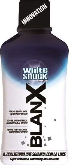 Blanx White Shock Whitening mouthwash 500ml