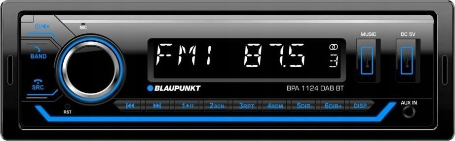 Blaupunkt BPA 1124 DAB BT  1-DIN
