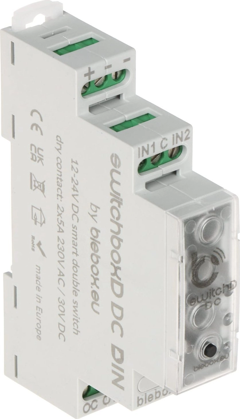 DUAL POTENTIAL-FREE SMART SWITCHBOX-DC-DIN/BLEBOX Wi-Fi 230Vnbsp