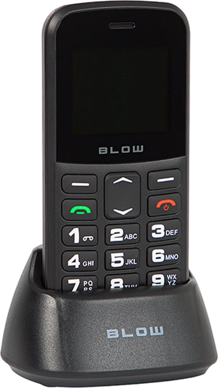 Phone for seniors BLOW Black with