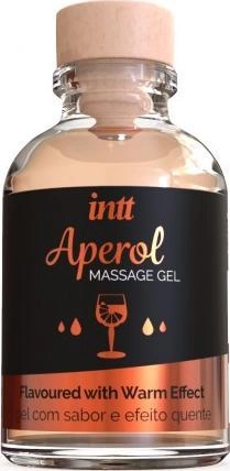 Warming gel oil for erotic massage