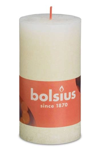 Bolsius Rustiko Shine wax candle Cylinder