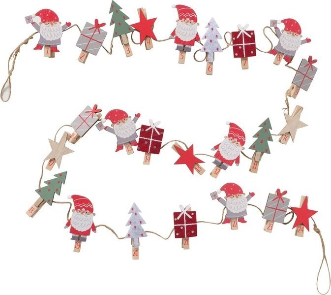 Christmas decoration Boltze Advent calendar with