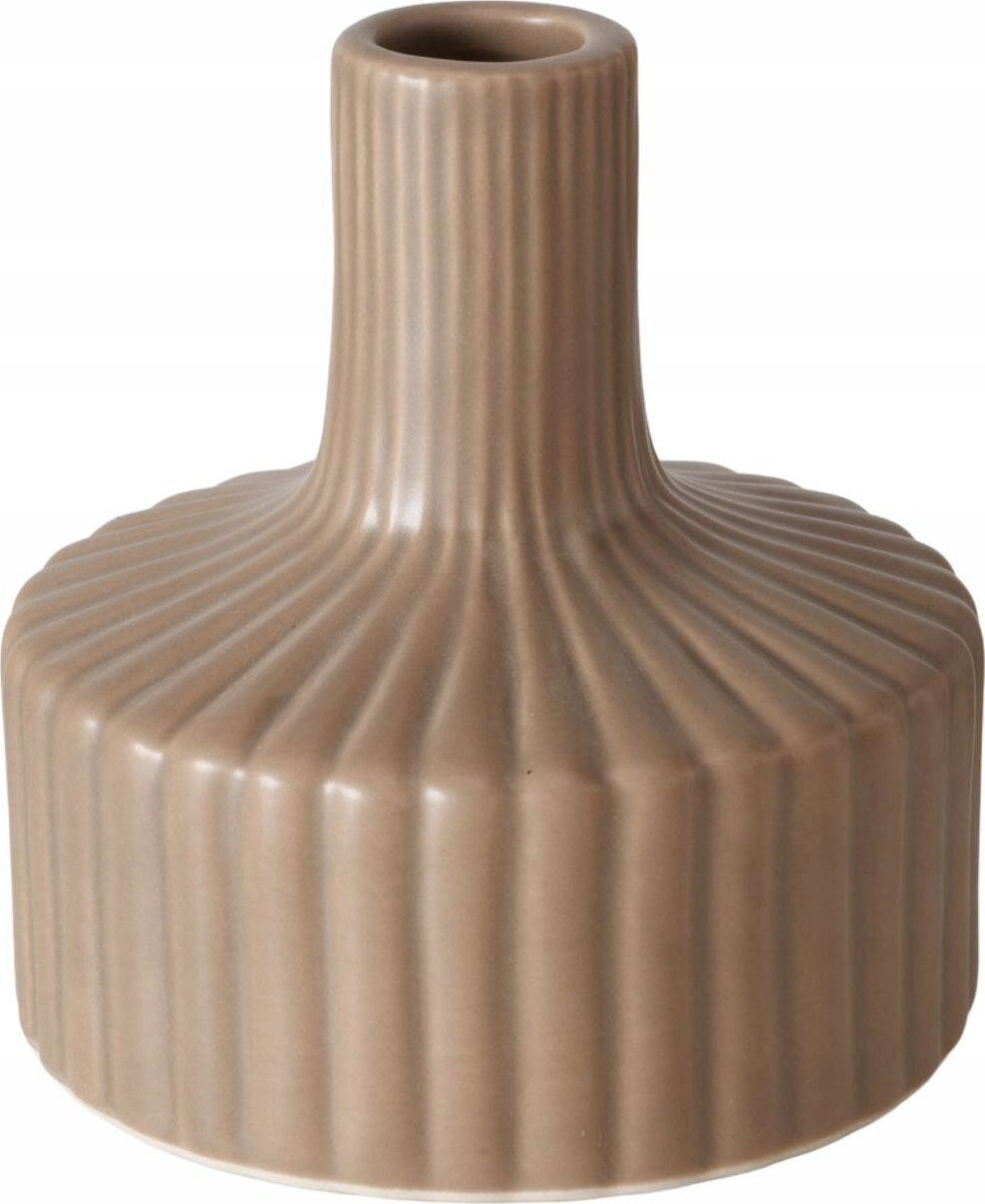 Large Itched vase in nude color
