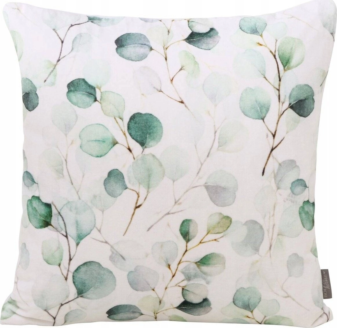 Boltze Cotton pillow with leaf pattern