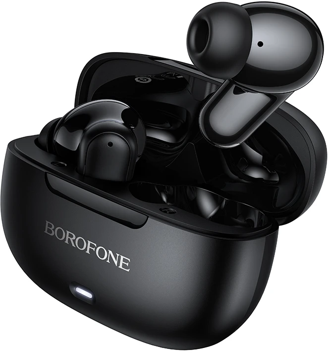 Borofone TWS Bluetooth austiņas BW96 Mellow melnas
