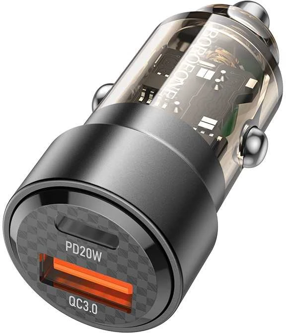 Automobilinis įkroviklis Borofone BZ20 PD20W+QC3.0