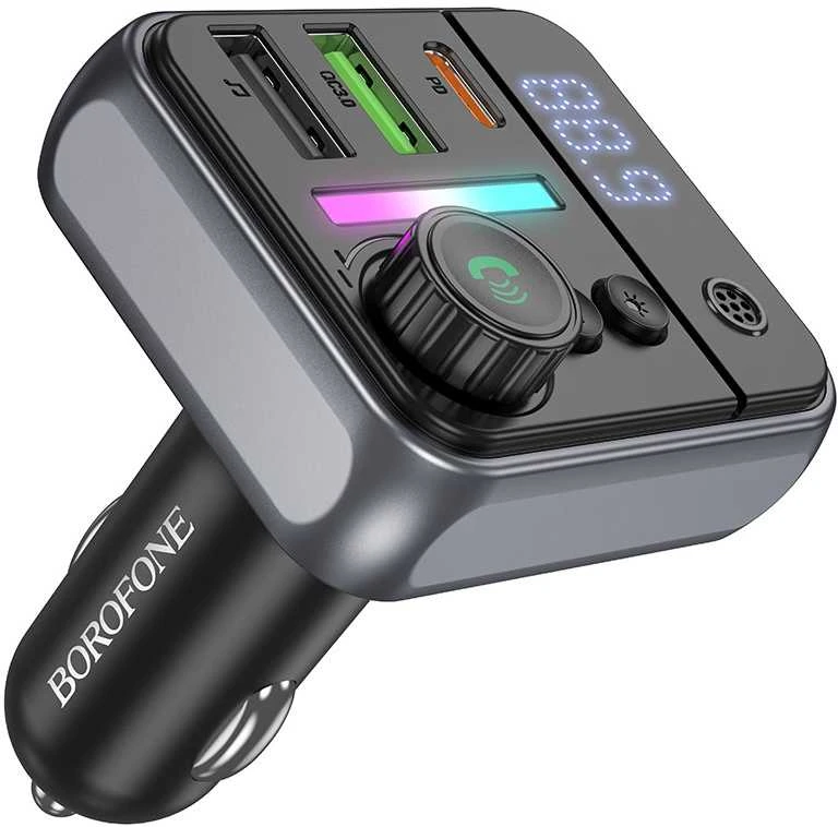 FM bangų moduliatorius Borofone BC50 PD20W+QC3