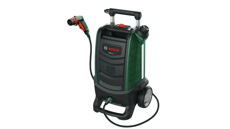 Bosch Fontus 18V pressure washer Upright
