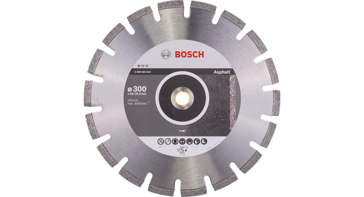 Bosch Standard for Asphalt Diamond Cutting