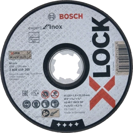 Bosch Disco di taglio dritto 125