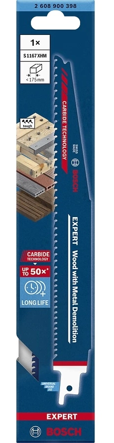 Bosch Expert 2608900398 Reciprocating saw blade