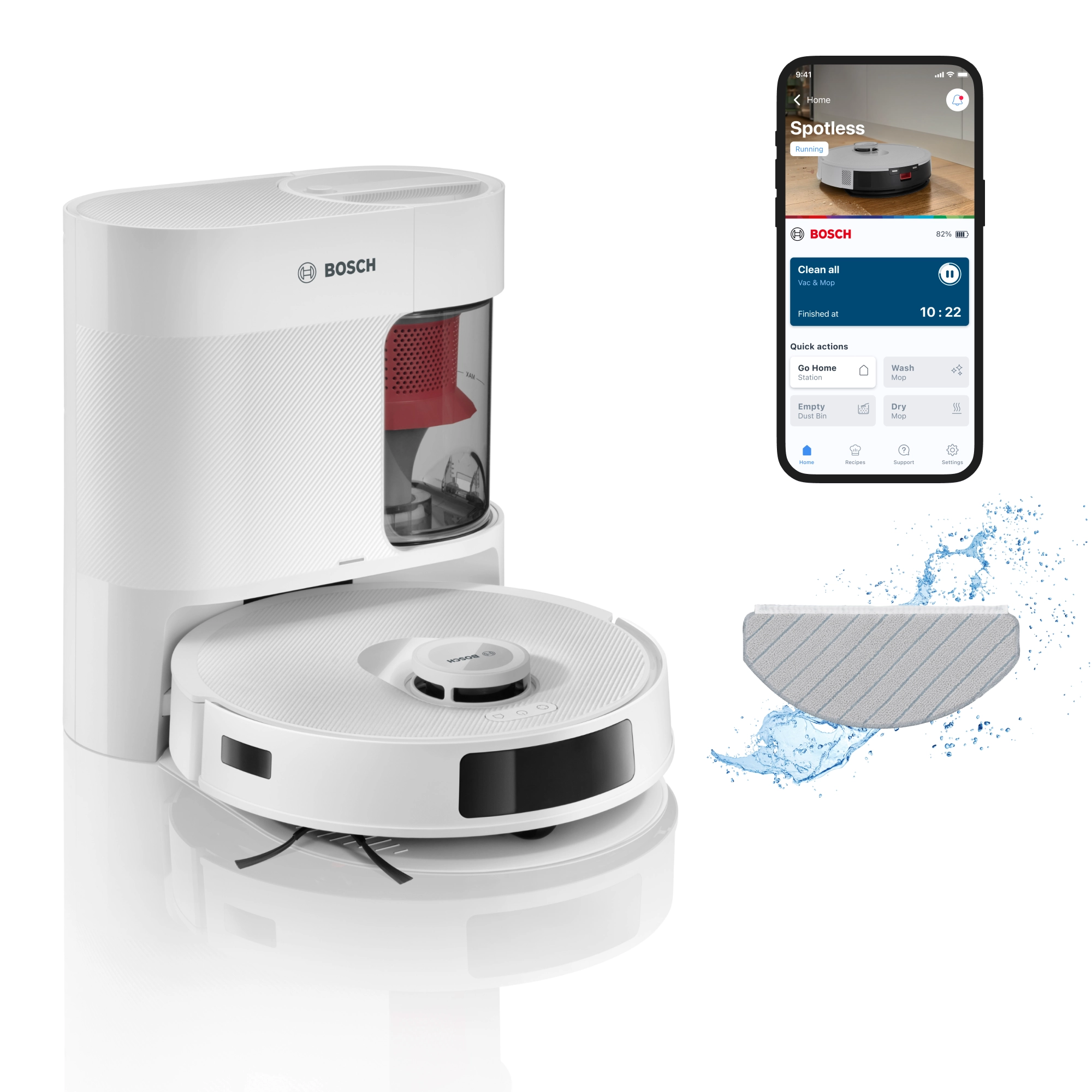 Bosch BCRD1W robot vacuum 0.4