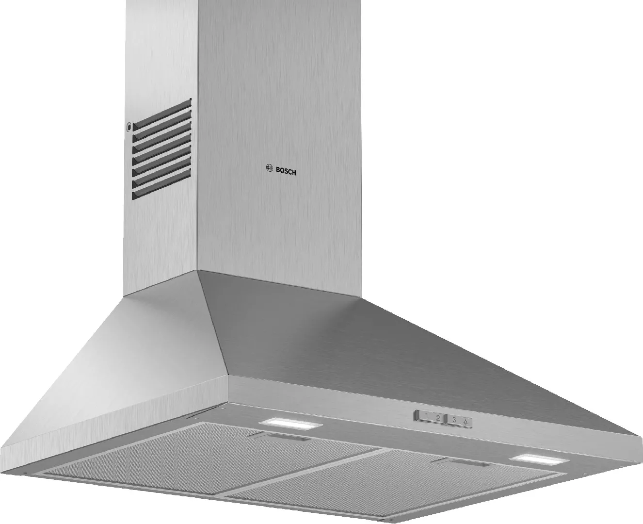 Bosch DWP66BC50 cooker hood Wall-mounted Stainless