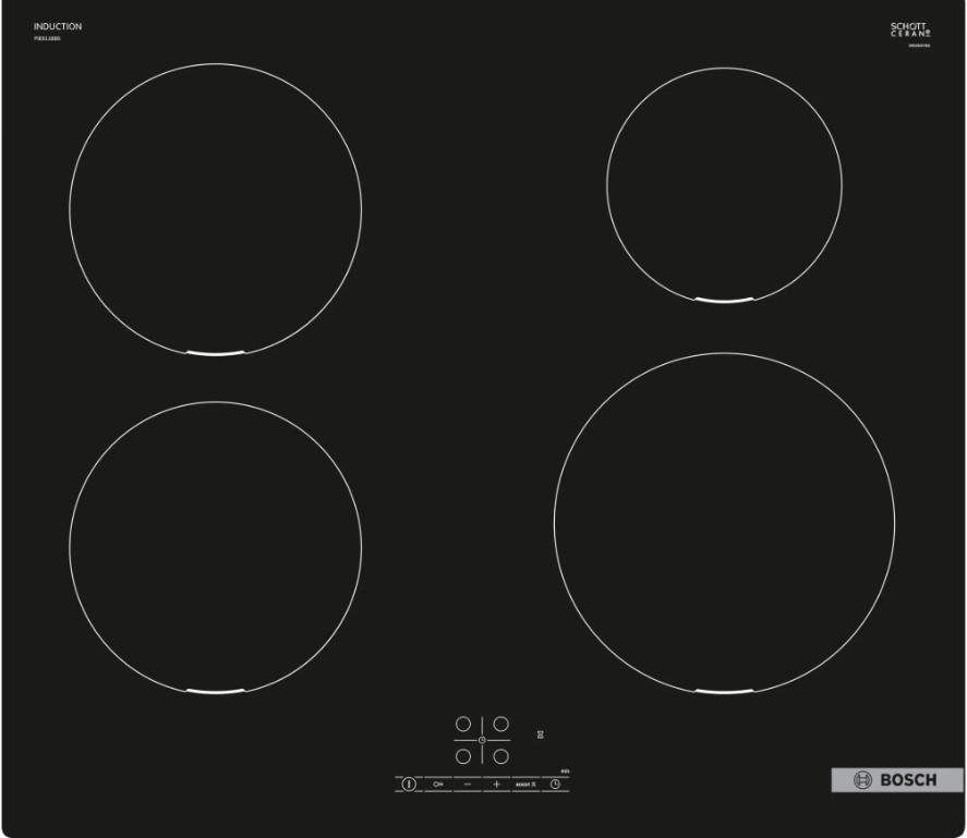 Bosch PIE611BB5E hob Black Built-in 60