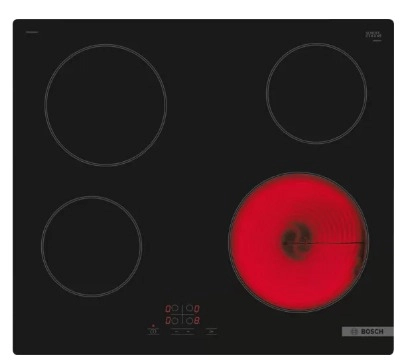 Bosch Serie 4 PKE61RBA2E hob Black