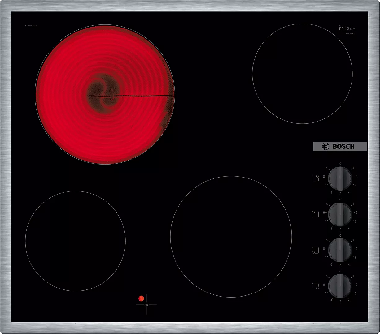 Bosch Serie 2 PKE645CA2E hob Black