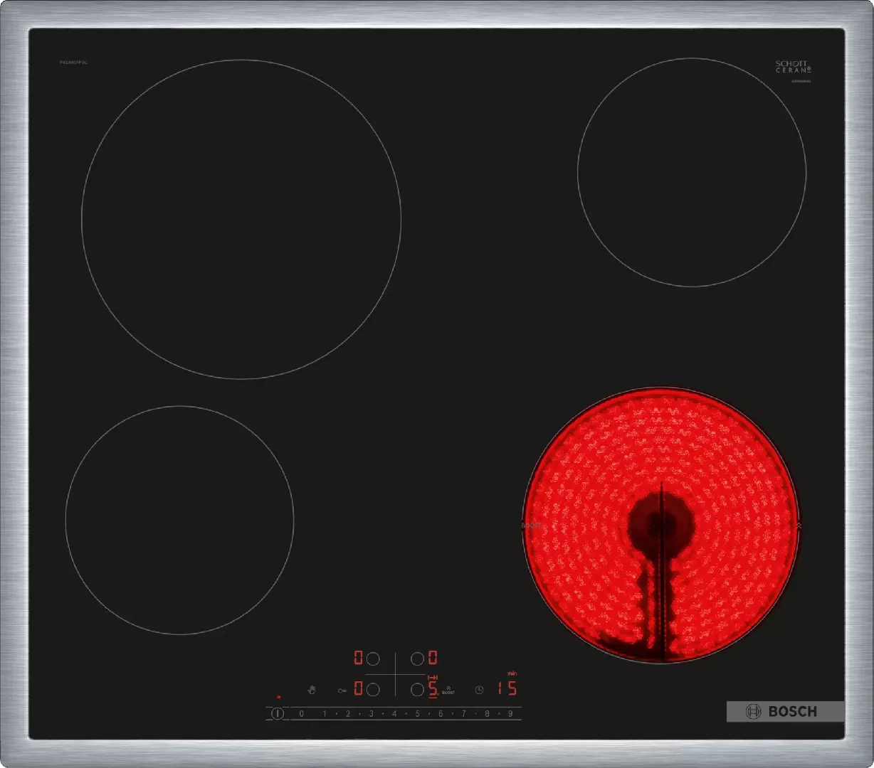 Bosch Serie 6 PKE645FP2E hob Black