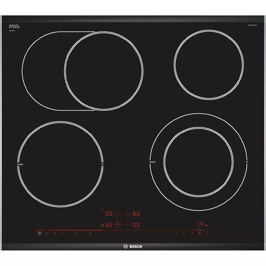 Bosch Serie 8 PKN675DP1D hob Black