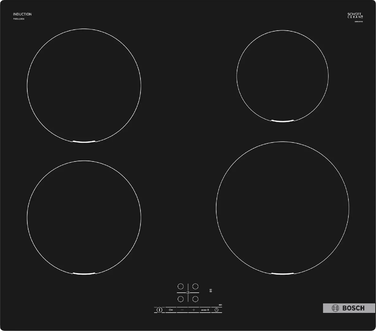 Bosch Serie 4 PUE611BB6E hob Black