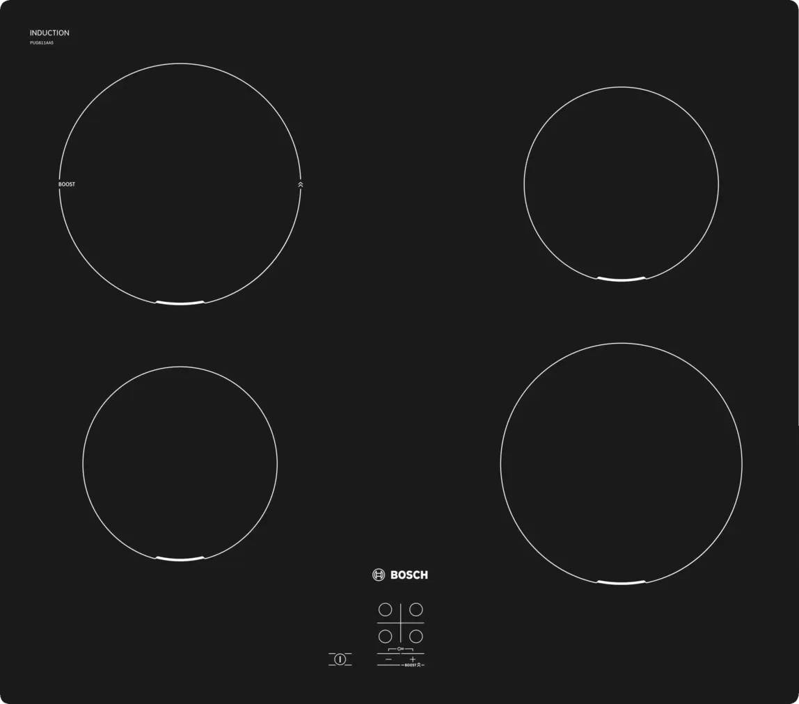 Bosch Serie 2 PUG611AA5E hob Black