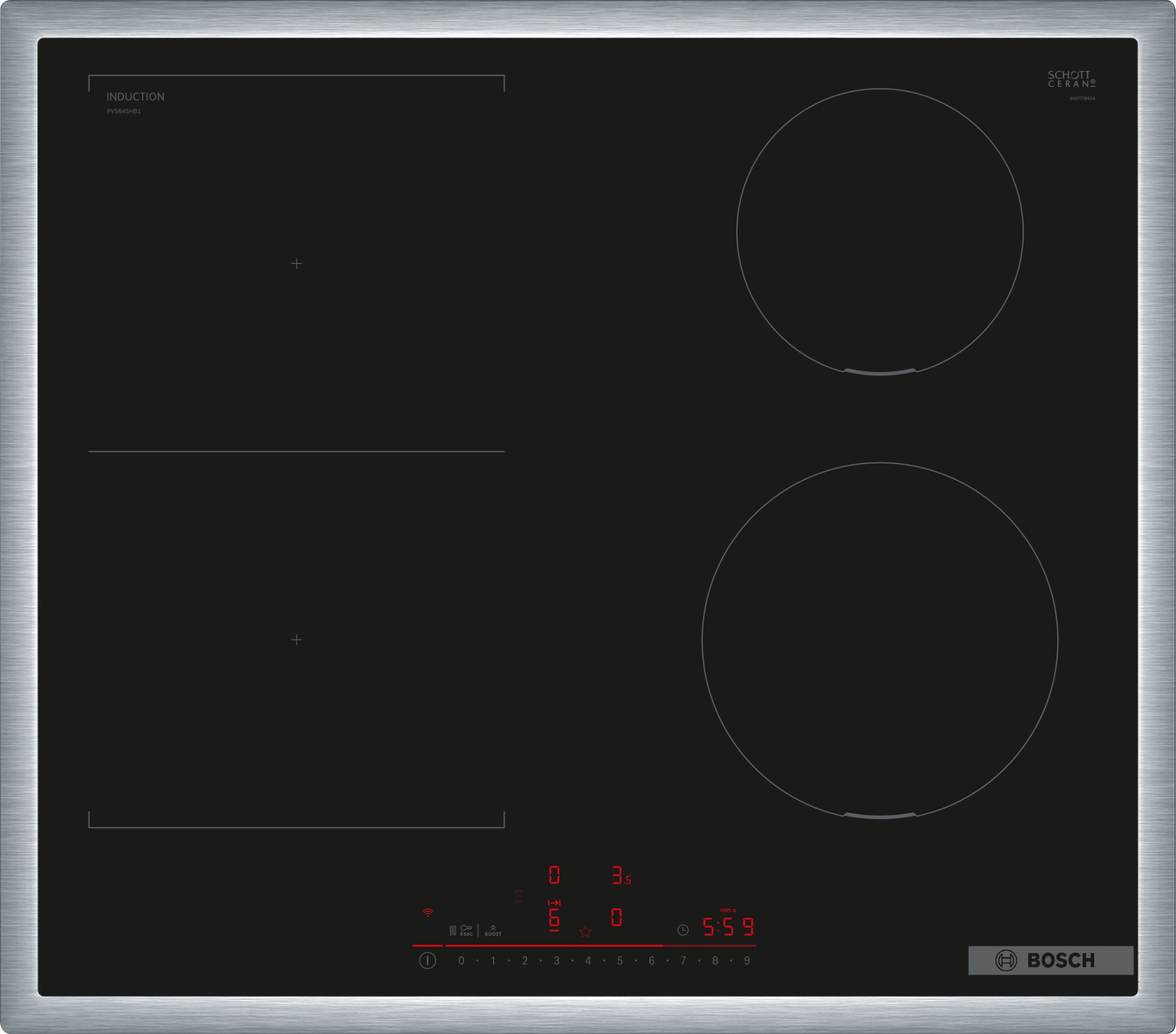 Bosch Serie 6 PVS645HB1E hob Black